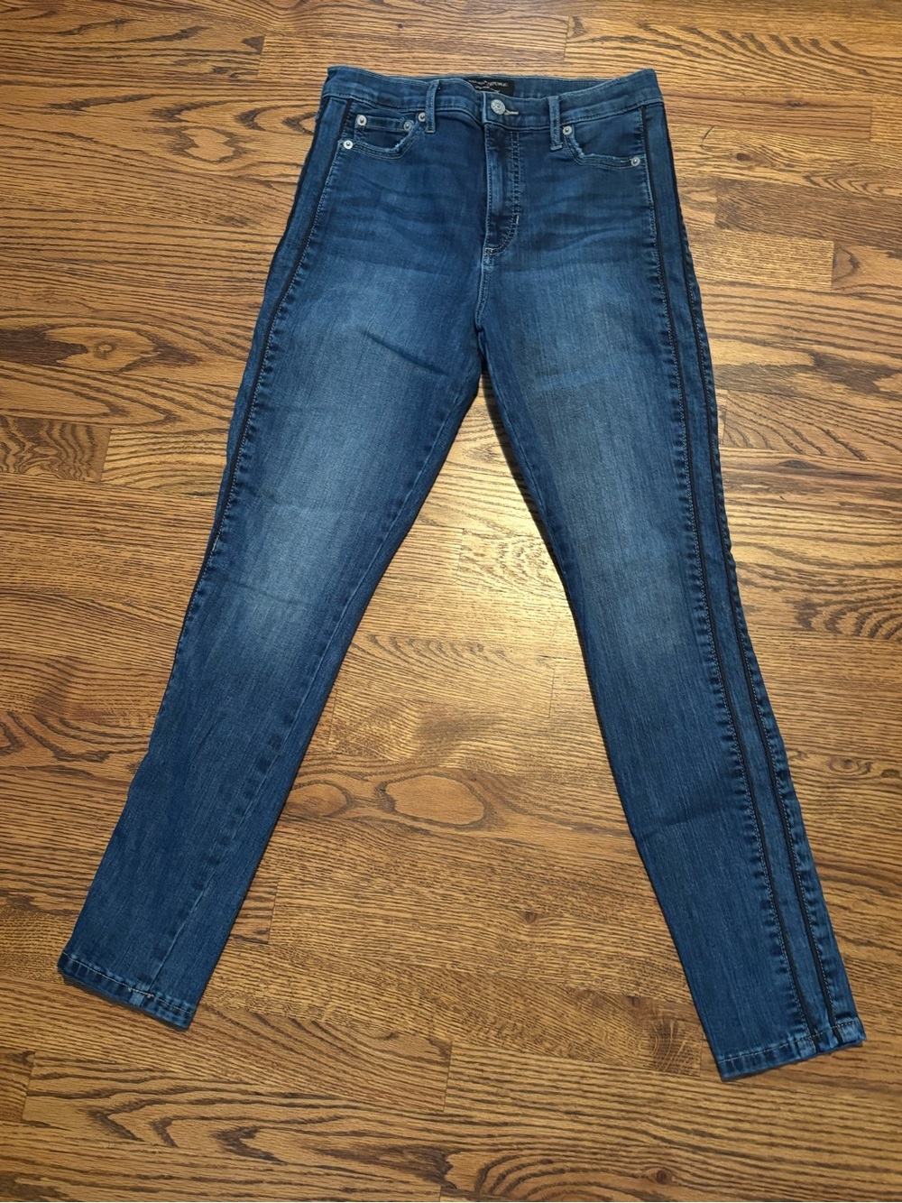 Banana Republic High-Rise Skinny Side-Stripe Jeans (27/4)